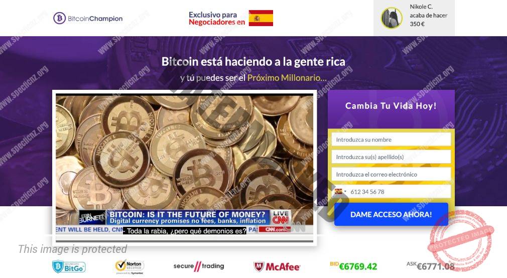 Bitcoin Champion ¿Broker Confiable y Seguro?